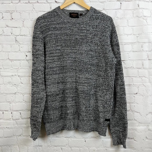 Outpost Makers Shaker Sweater BUCKLE Grey Medium, Men's Knit L - Picture 2 of 7